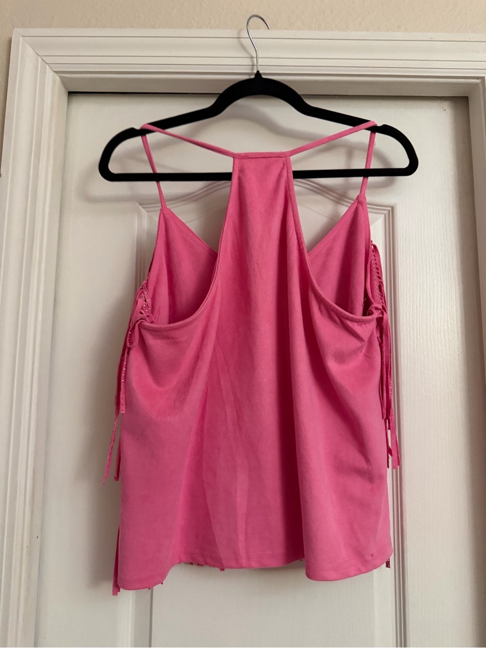 Pink Fringe Cami Tank - Altard State - Picture 5 of 7